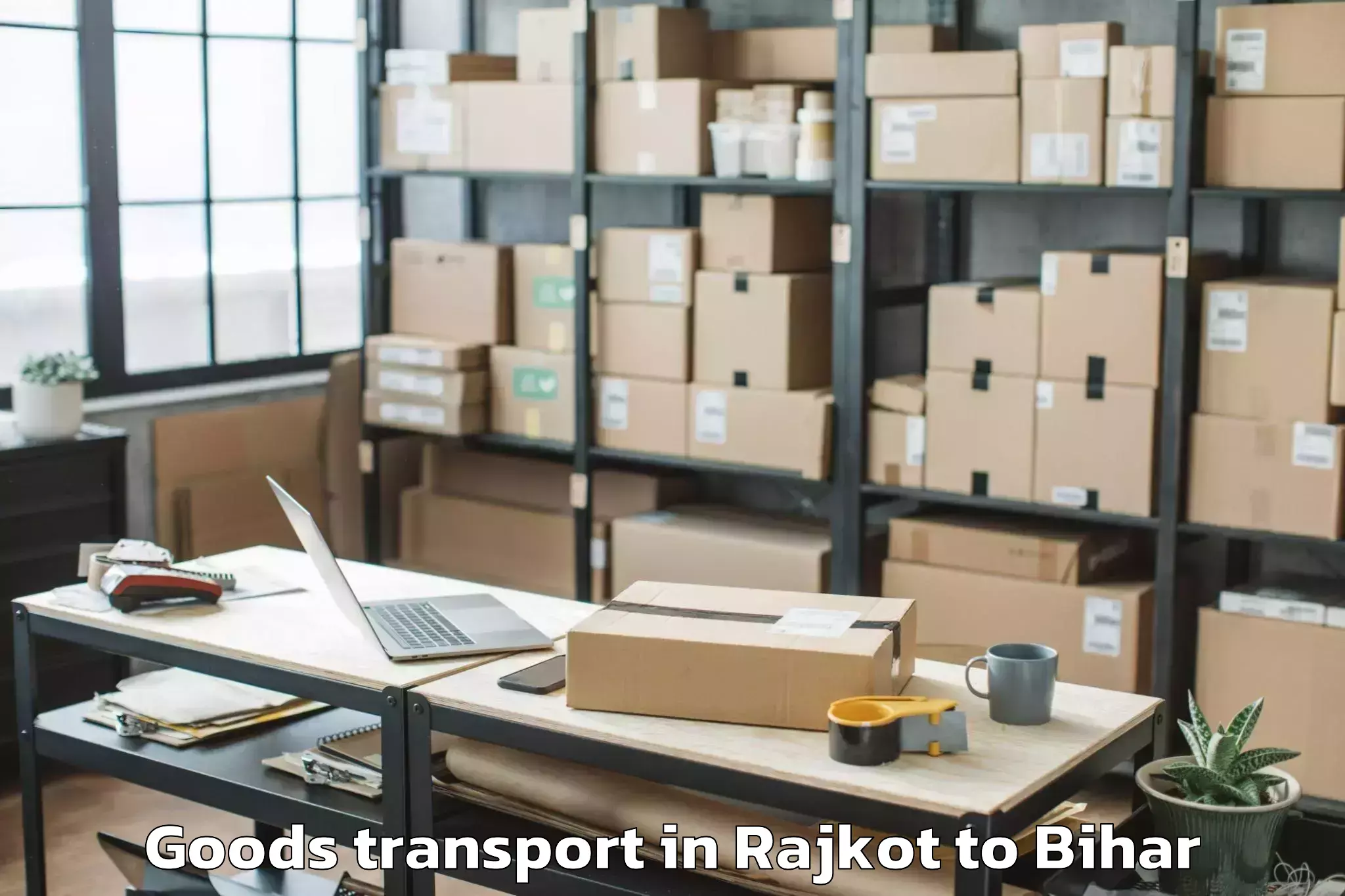 Trusted Rajkot to Muzaffarpur Goods Transport